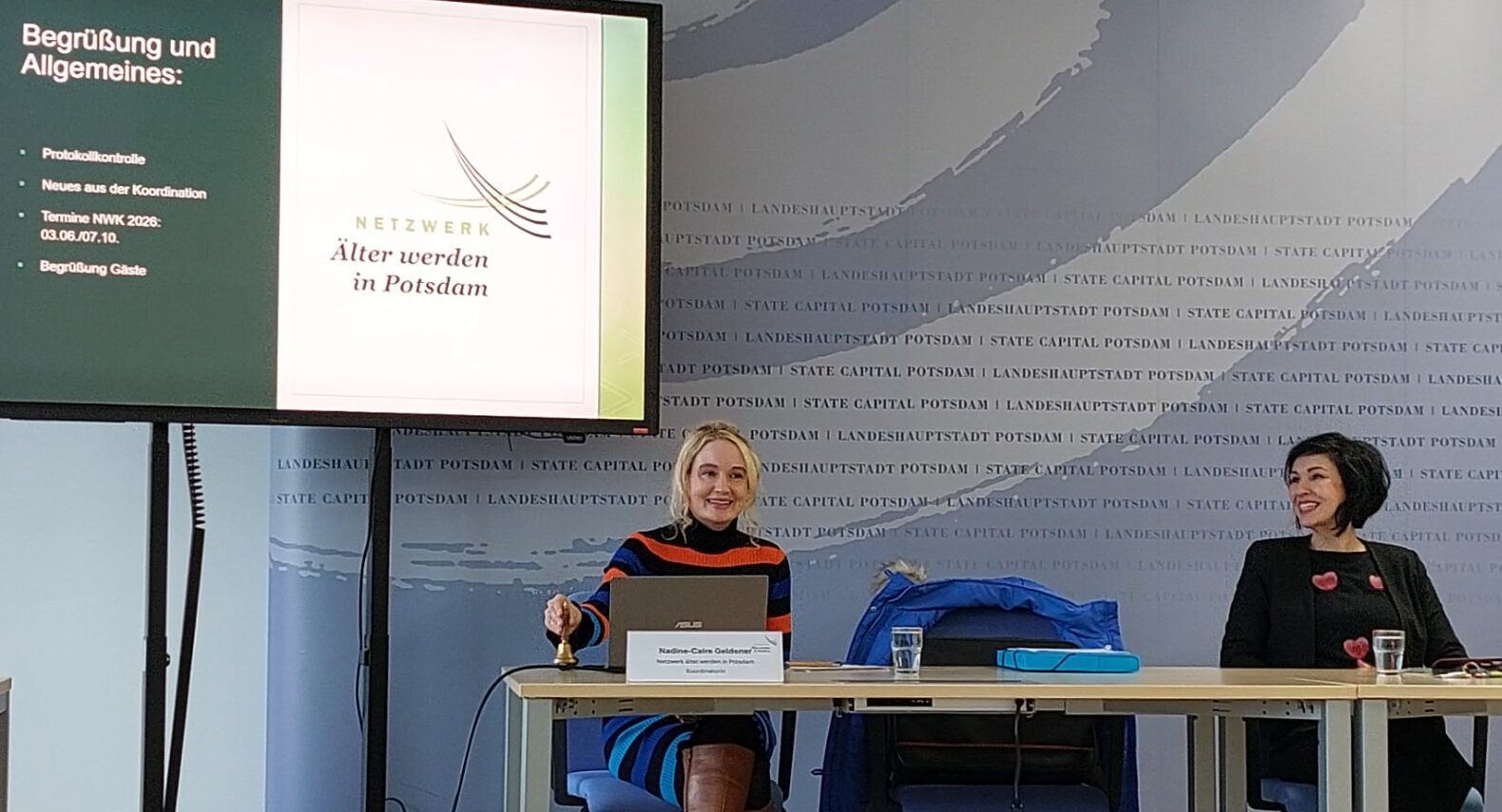 Begrüßung der Oberbürgermeisterin Noosha Aubel